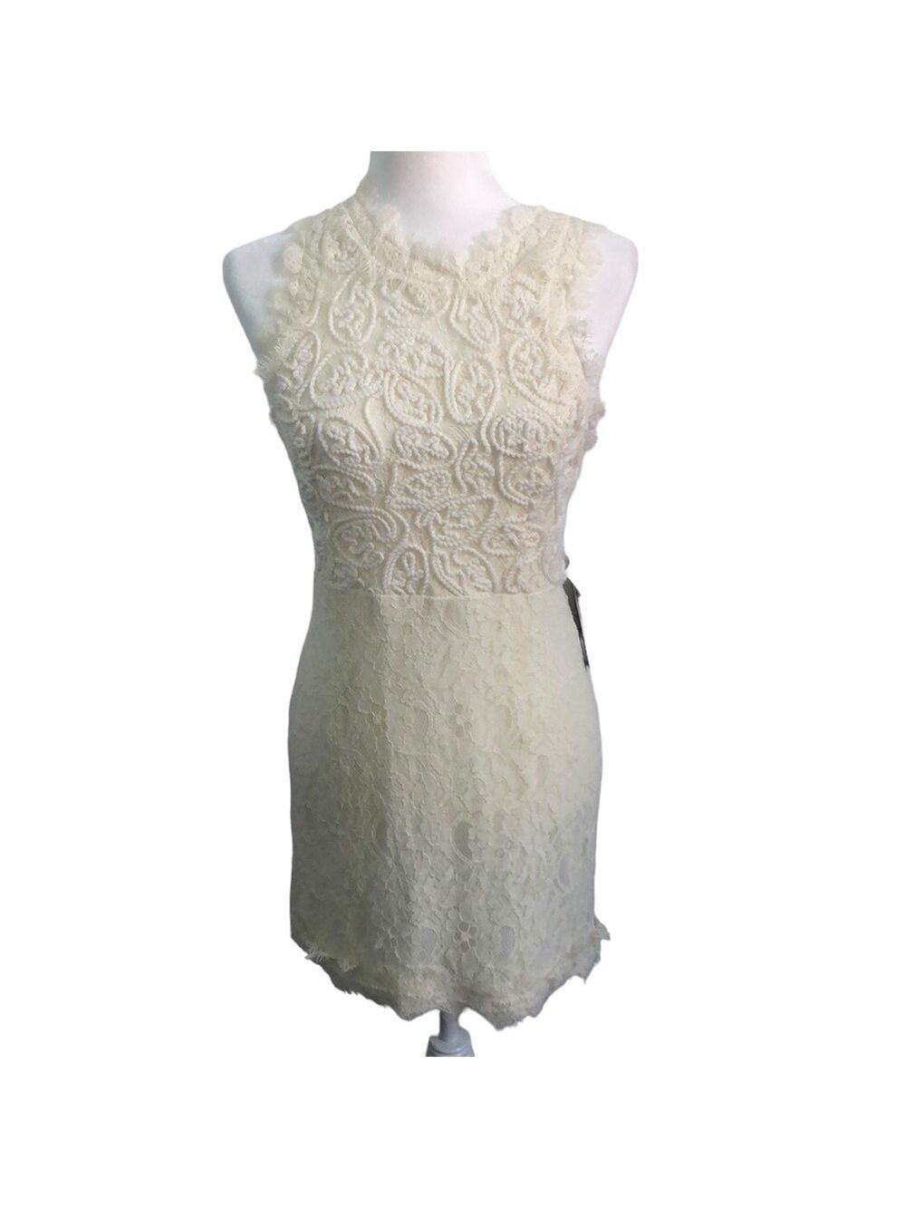 Lord & Taylor Design Lab Lace Dress Ivory Size Large NWT